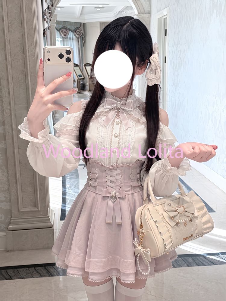 2027년 일본풍의 귀여운 스타일, 짧은 스커트 세트, - Blouse Off Shoulder 리뷰 및 가격