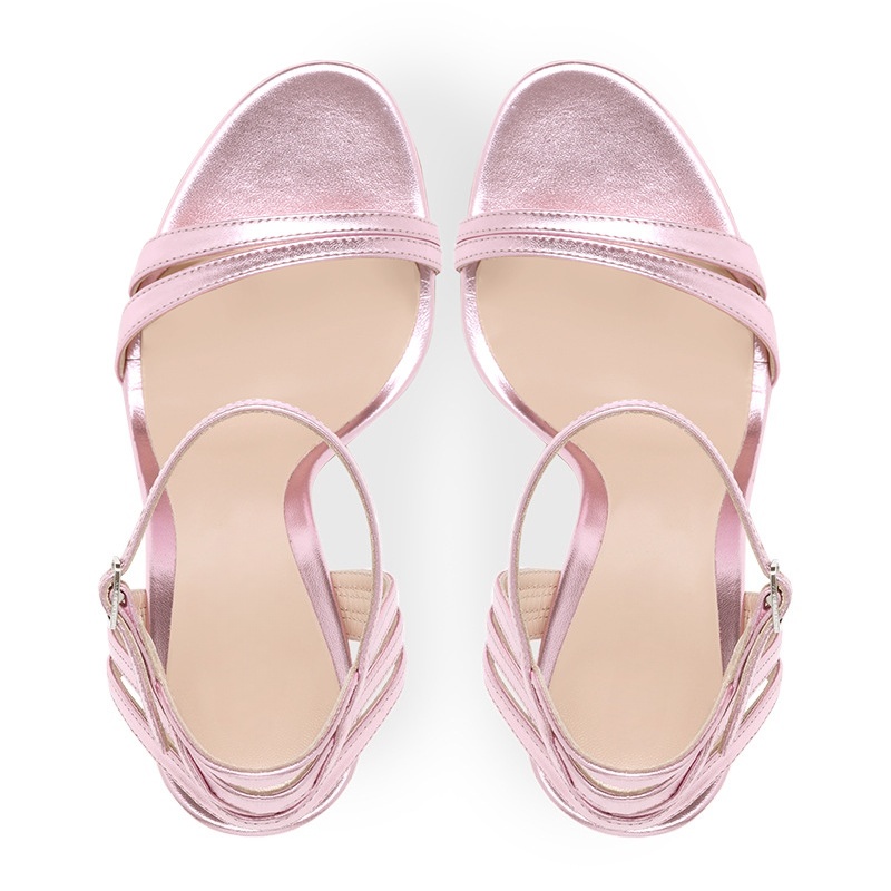 스트랩 하이힐 샌들 오픈토 스틸레토 파티 웨딩 슈즈 핑 - Sandal Strappy Heeled 리뷰 및 가격