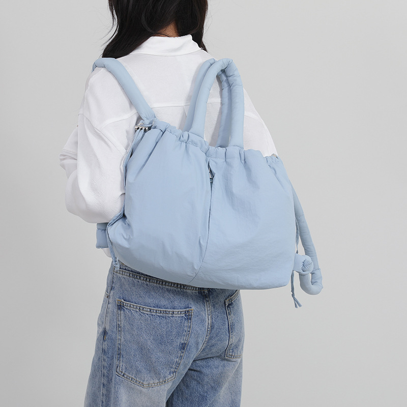 여성용 새 가방 다운 패딩 자켓 가방 패션 싱글 숄더  - Tote Bag Beach 리뷰 및 가격